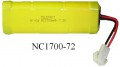 NC1700-72 : 7.2V 1700mAh連模型專用接頭