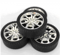 Art. No. WH-107  45*2.5 High quality rubber wheel  